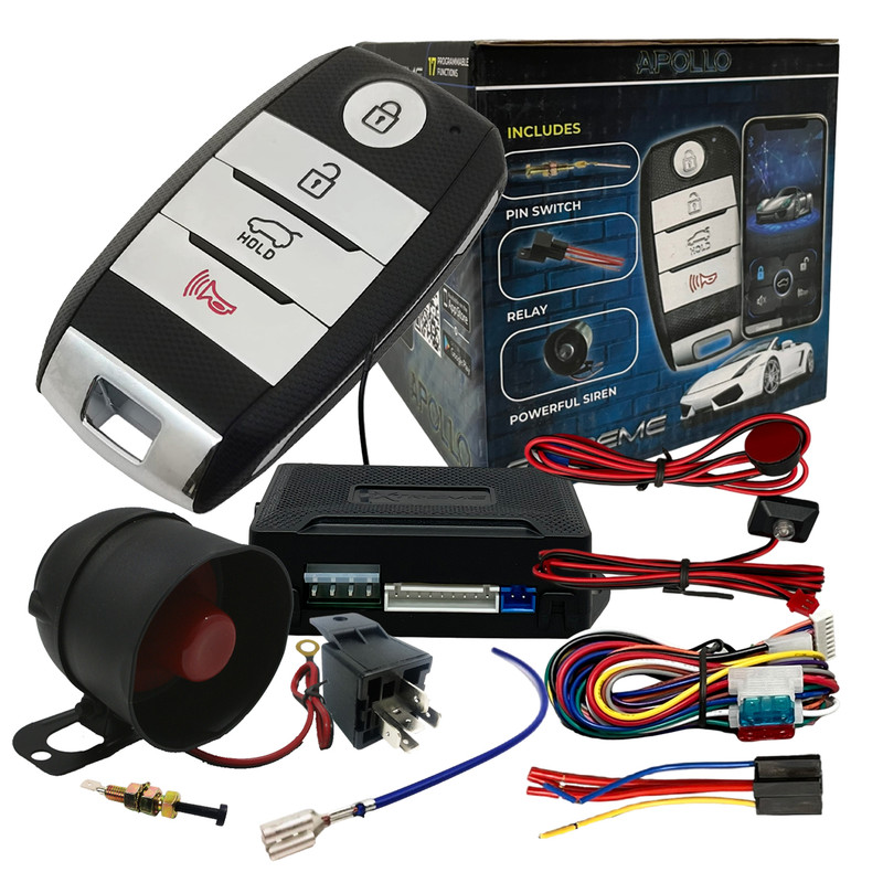 Alarma para Auto Extreme APOLLO bluetooth 17 funciones