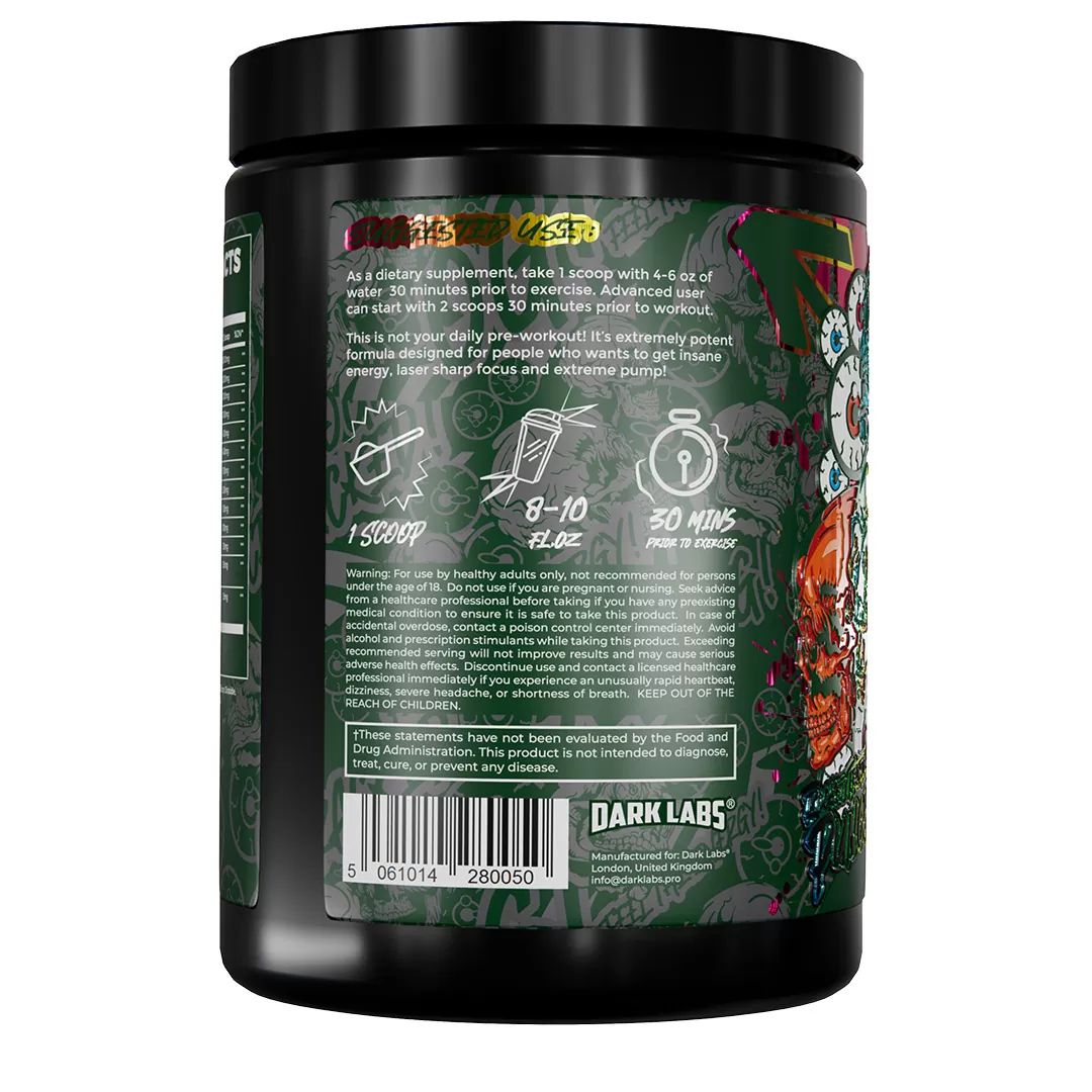 Pre entreno Crack OG Dark labs 412 gr 40 serv 
