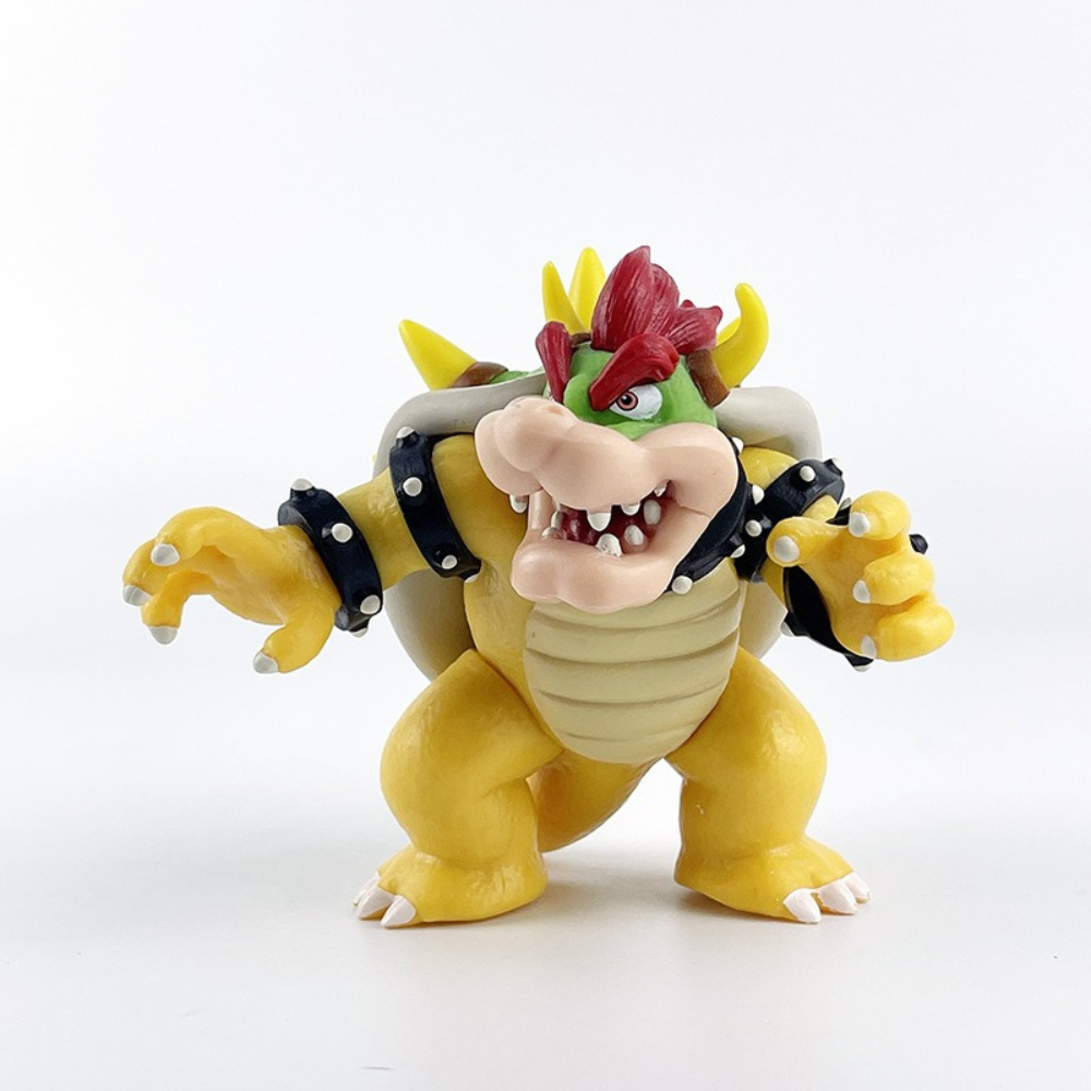 Set de 5 Figuras de Super Mario, Figuras de Acción de Yoshi,Bowser, Peach, Luigi, Juguetes de Super Mario, Figuras de Coleccion de Super Mario,Tamaño 10 cm..