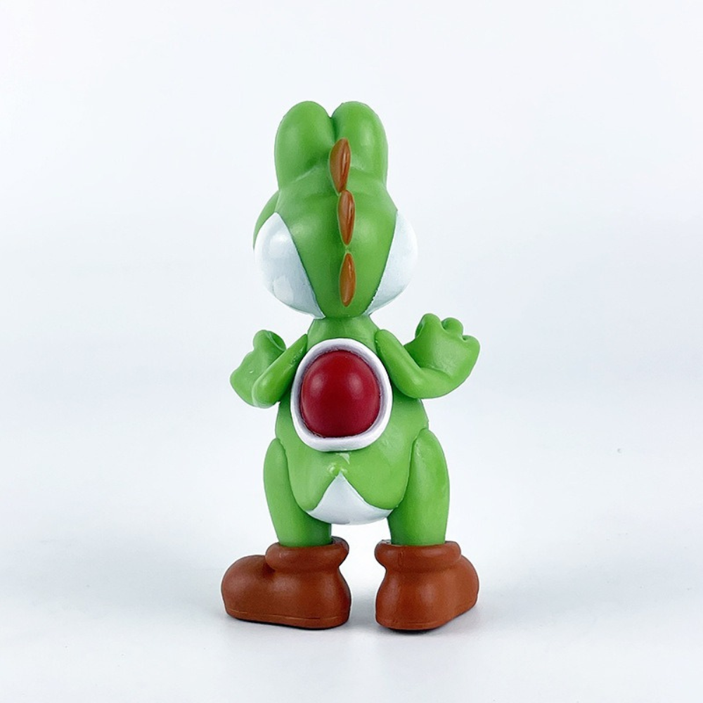 Set de 5 Figuras de Super Mario, Figuras de Acción de Yoshi,Bowser, Peach, Luigi, Juguetes de Super Mario, Figuras de Coleccion de Super Mario,Tamaño 10 cm..