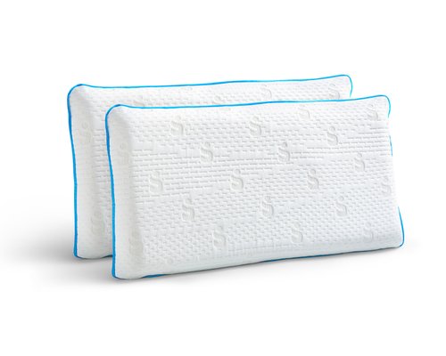 Paquete de 2 almohadas de Memory Foam Premium tamaño King Size SenSei Flow
