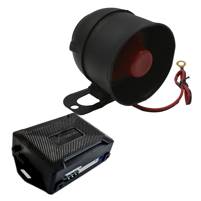 Kit de Actuador con Alarma Profesional para auto Extreme ALEXEVO Evolution 17 funciones.