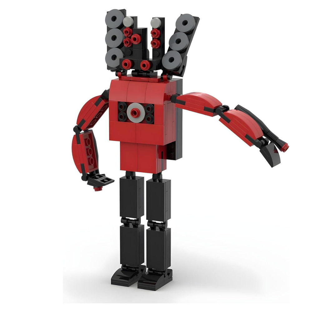 Figura Skibidi Toilet Speaker man Mini Bloques Armables 