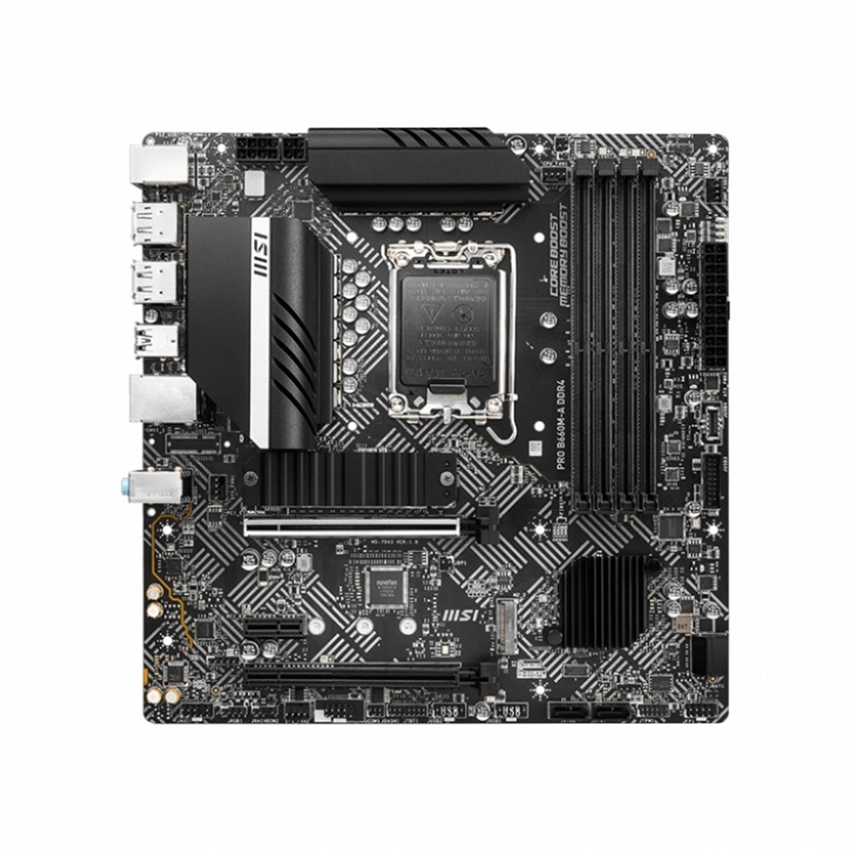 Tarjeta Madre MSI Micro-ATX PRO H610M-G DDR4 S-1700 Intel H610 HDMI 64GB DDR4