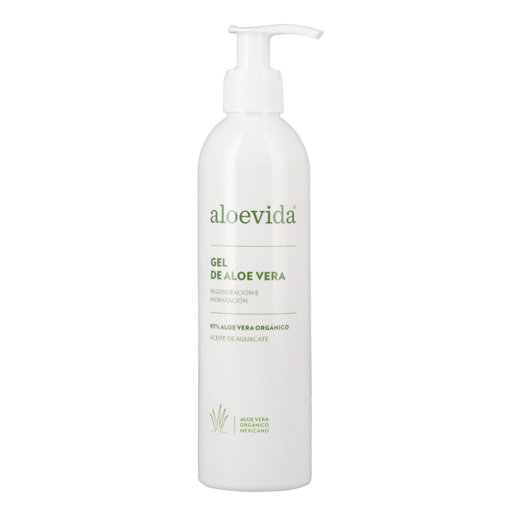 Gel Aloevida Hidrata 97% Aloe Vera Orgánico +aguacate 270 Ml
