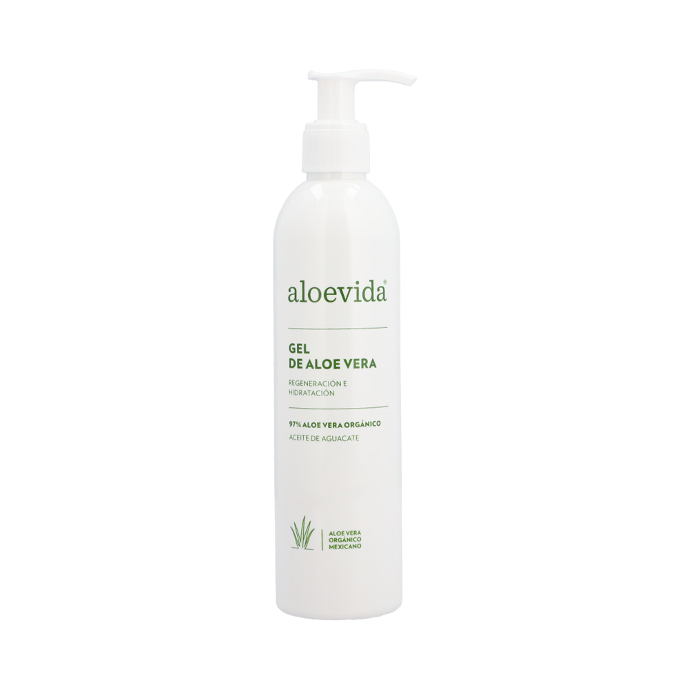 Gel Aloevida Hidrata 97% Aloe Vera Orgánico +aguacate 270 Ml
