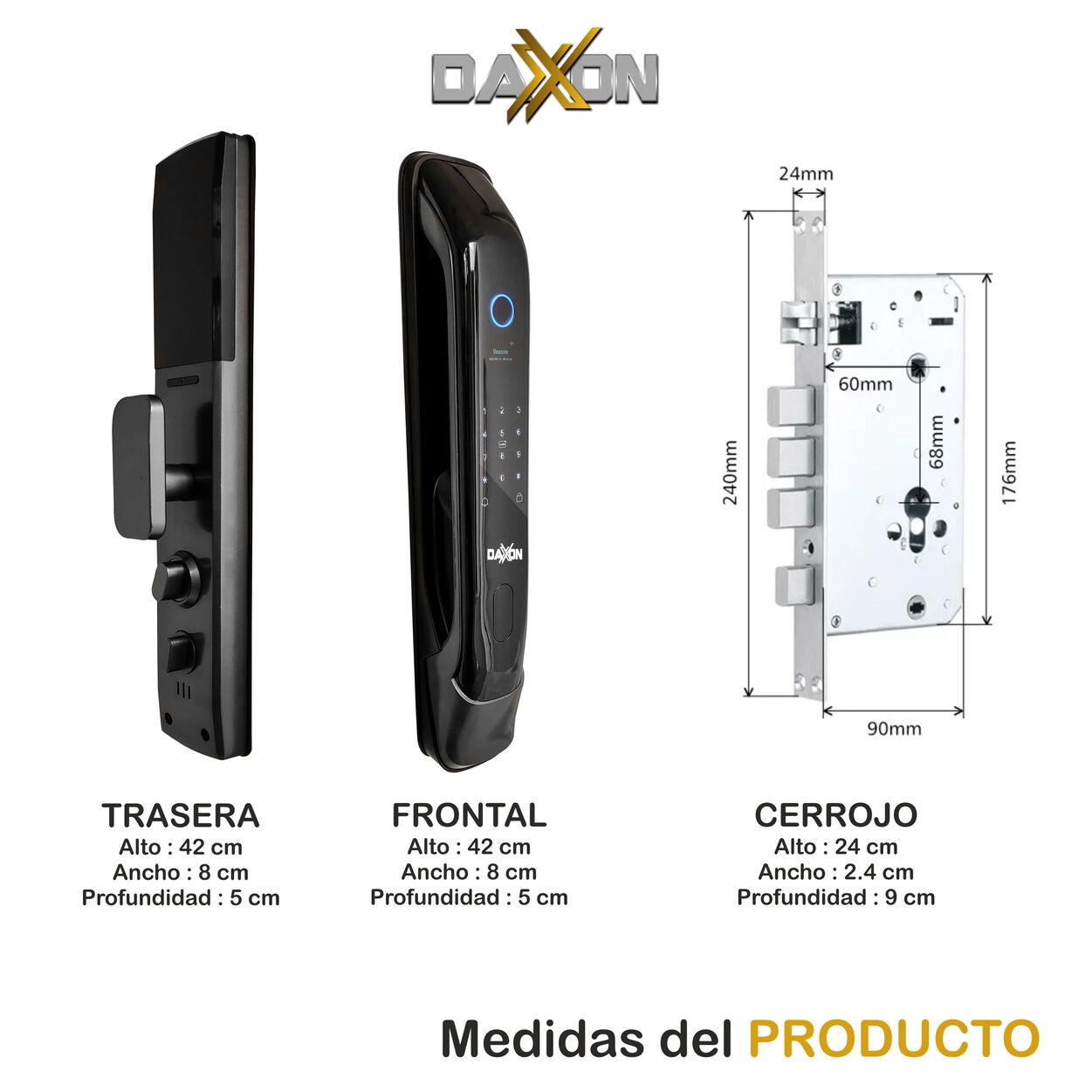 Cerradura Inteligente Huella Digital App Wifi X8 CAM (5 Métodos de apertura)