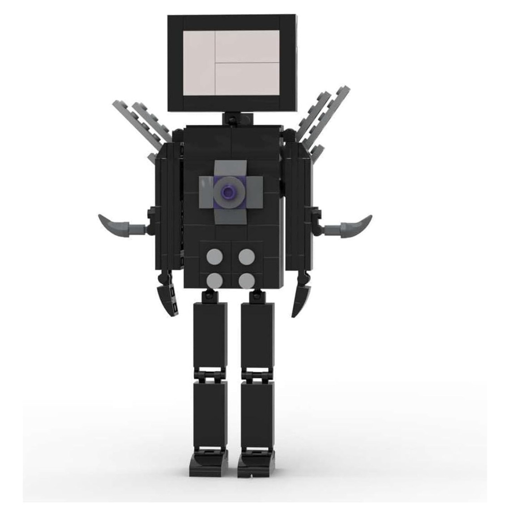 Figura Skibidi Toilet TV Man Mini  Bloques Armables