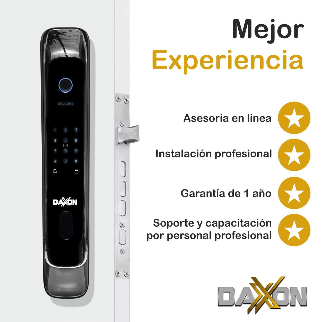 Cerradura Inteligente Huella Digital App Wifi X8 CAM (5 Métodos de apertura)