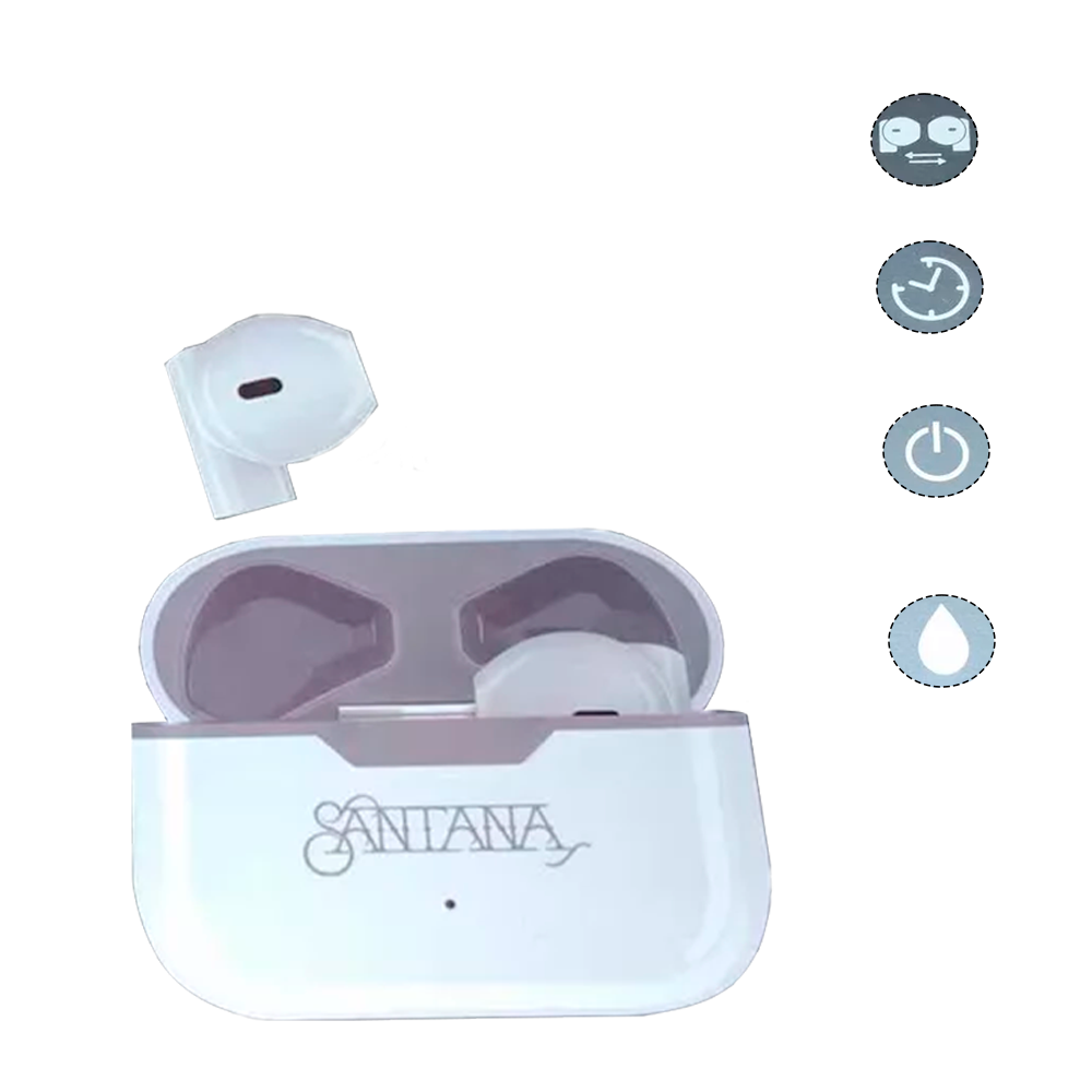 Reloj Inteligente Smartwatch Bluetooth T800 Blanco Smart Watch Mas Audifonos Inalámbricos Manos Libres Con Bluetooth Diseño elegante Carlos Santana.