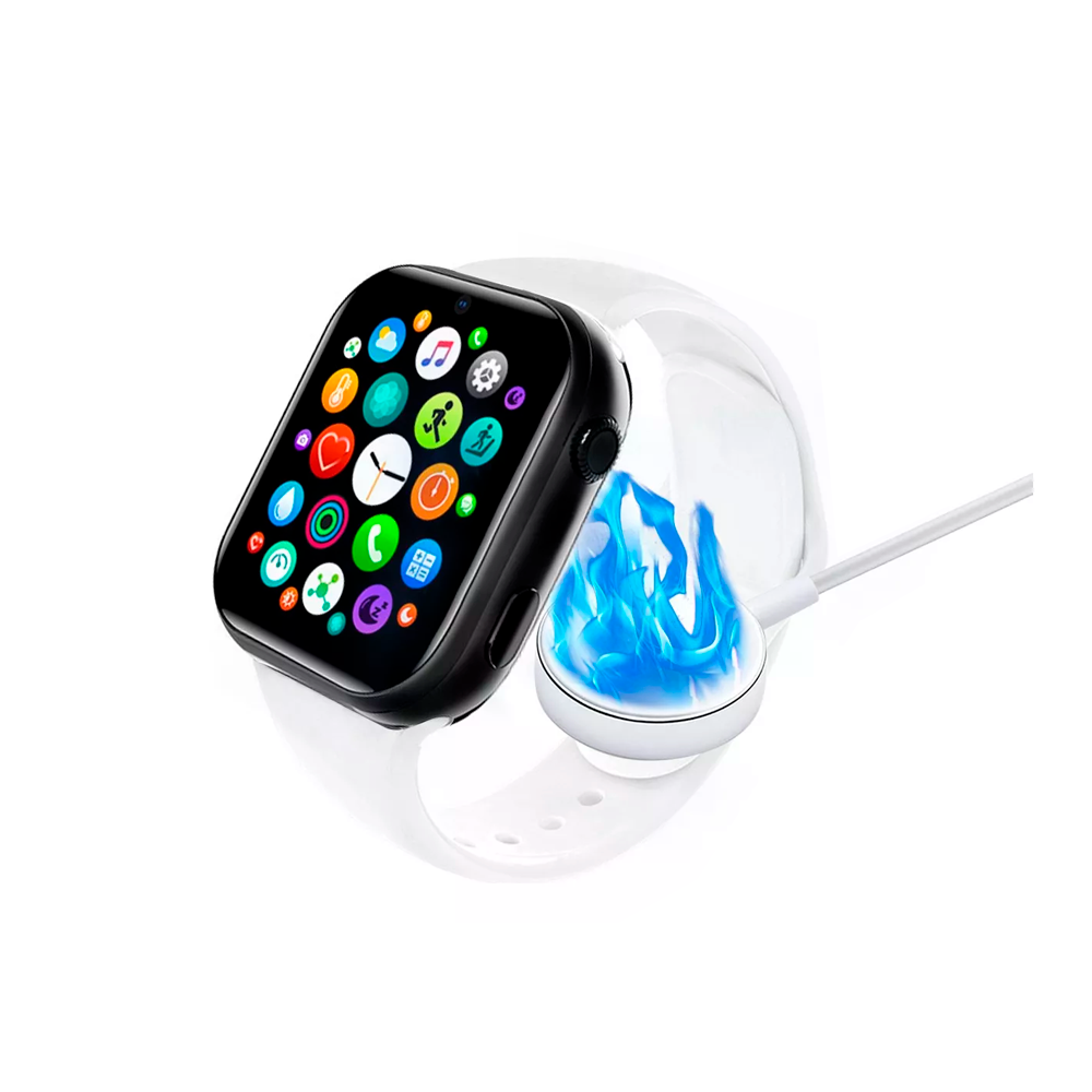 Reloj Inteligente Smartwatch Bluetooth T800 Blanco Smart Watch Mas Audifonos Inalámbricos Manos Libres Con Bluetooth Diseño elegante Carlos Santana.