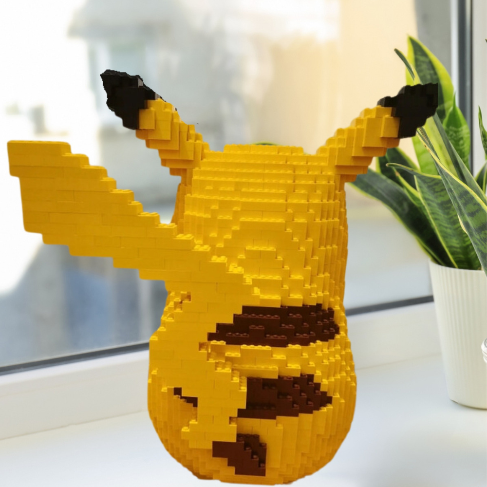 Set Bloques De Construcción 3d Pikachu De Pokemon Mini Block