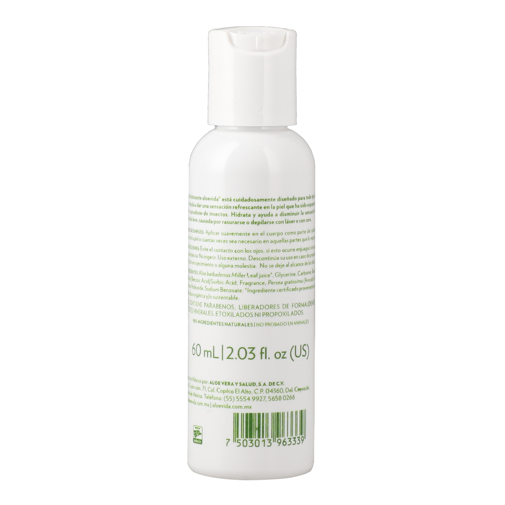 Aloevida Gel De Aloe Vera 97% + Aguacate | 60 Ml