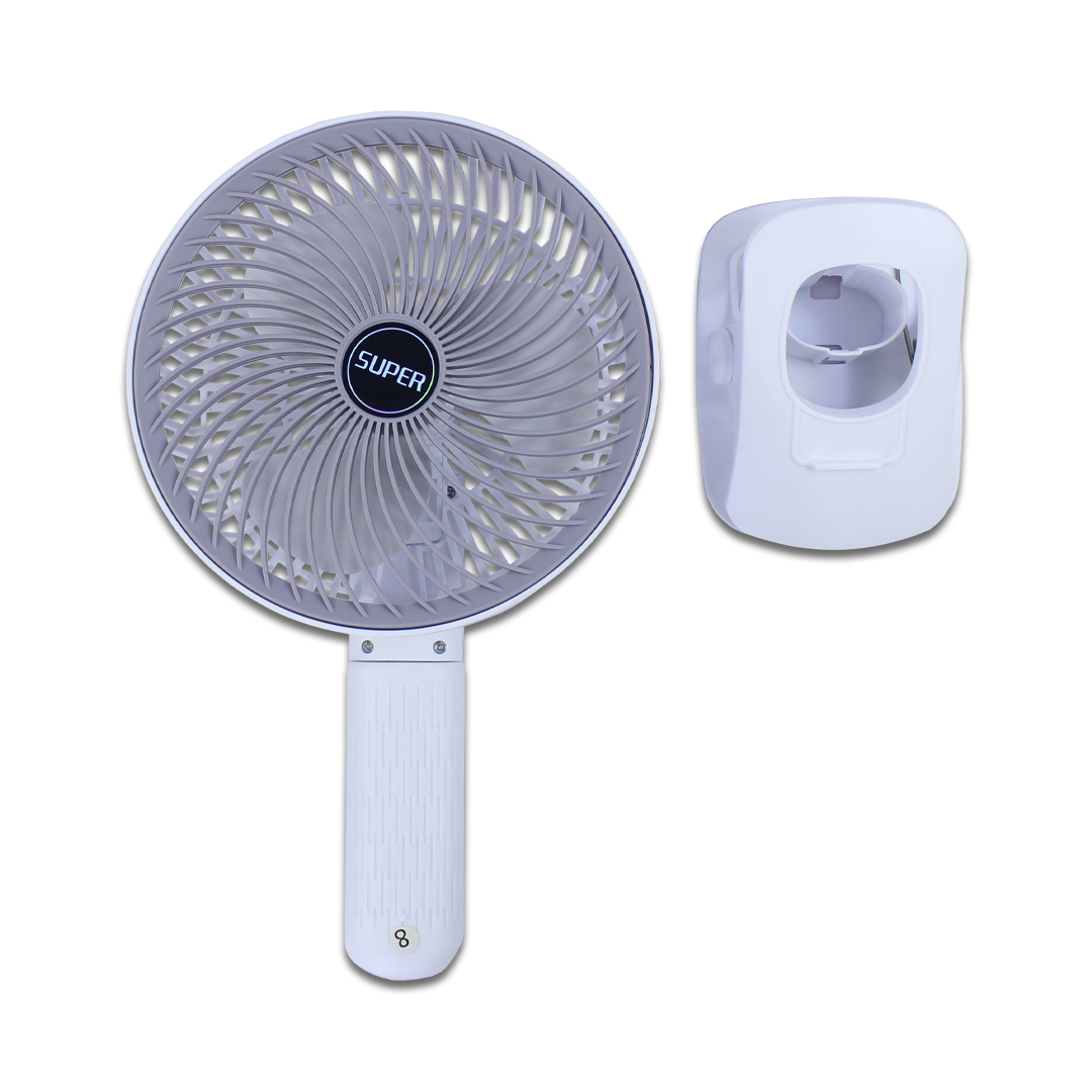 Ventilador De Ecritorio Fan Recargable Con Pinza Clip