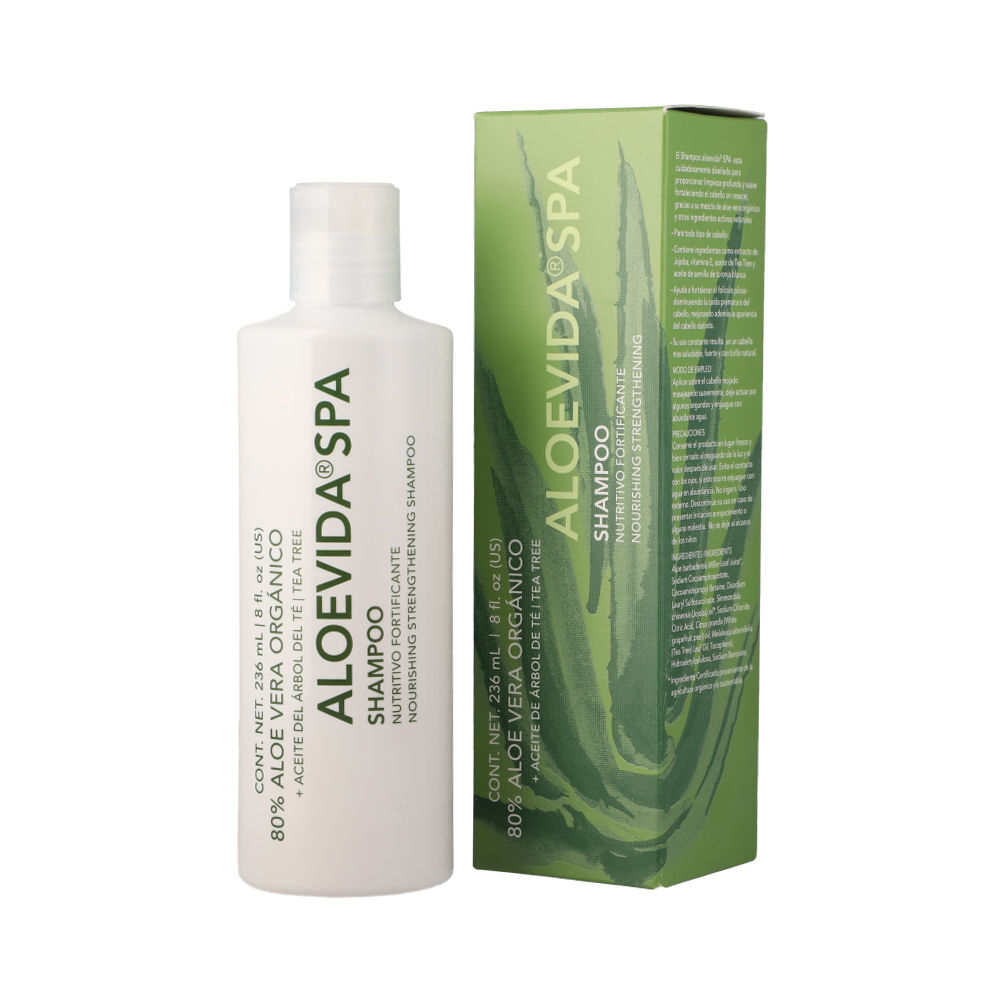 Aloevida Shampoo Fortificante - Aloe Vera + Tea Tree + Jojoba | 236 ml