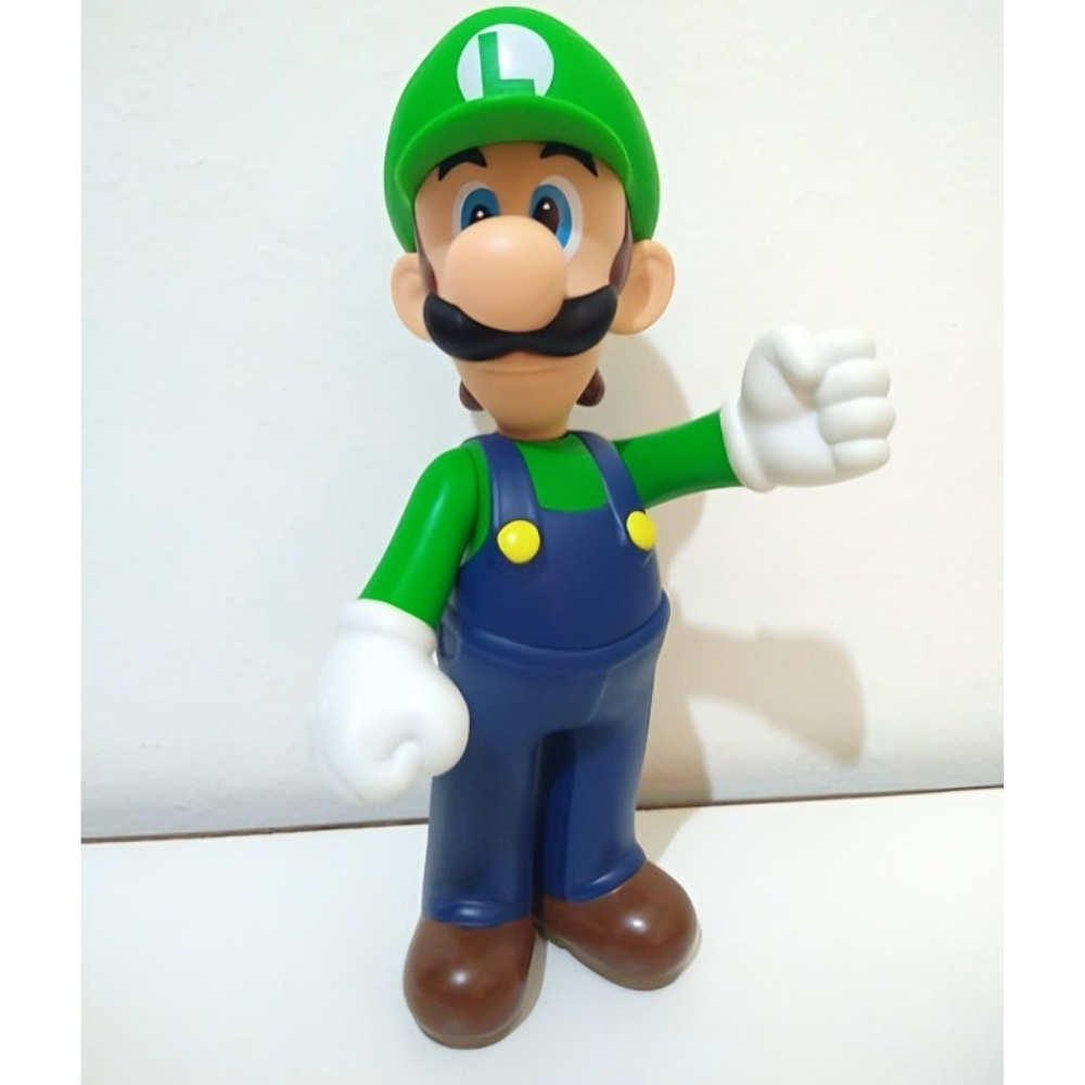 Figura Luigi New Super Mario Bros 24cm Juguete Muñeco