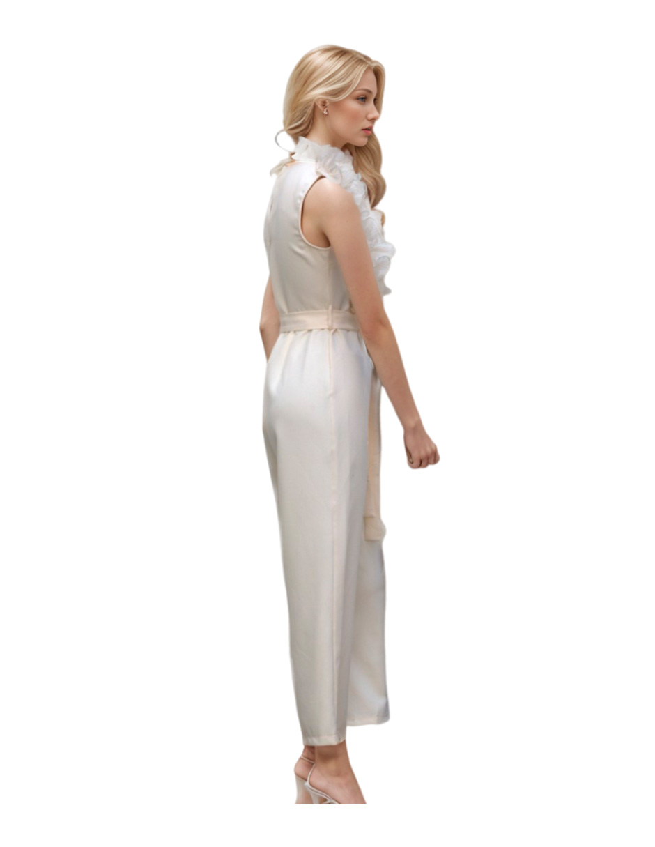 Jumpsuit palazzo Miss Mia formal de poliéster acampanado
