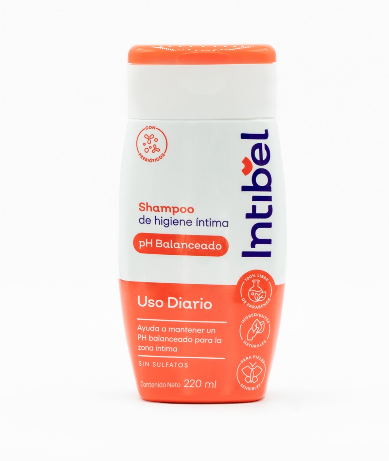 Intibel Shampoo de Higiene Intima con ingredientes naturales Uso diario 220 ml