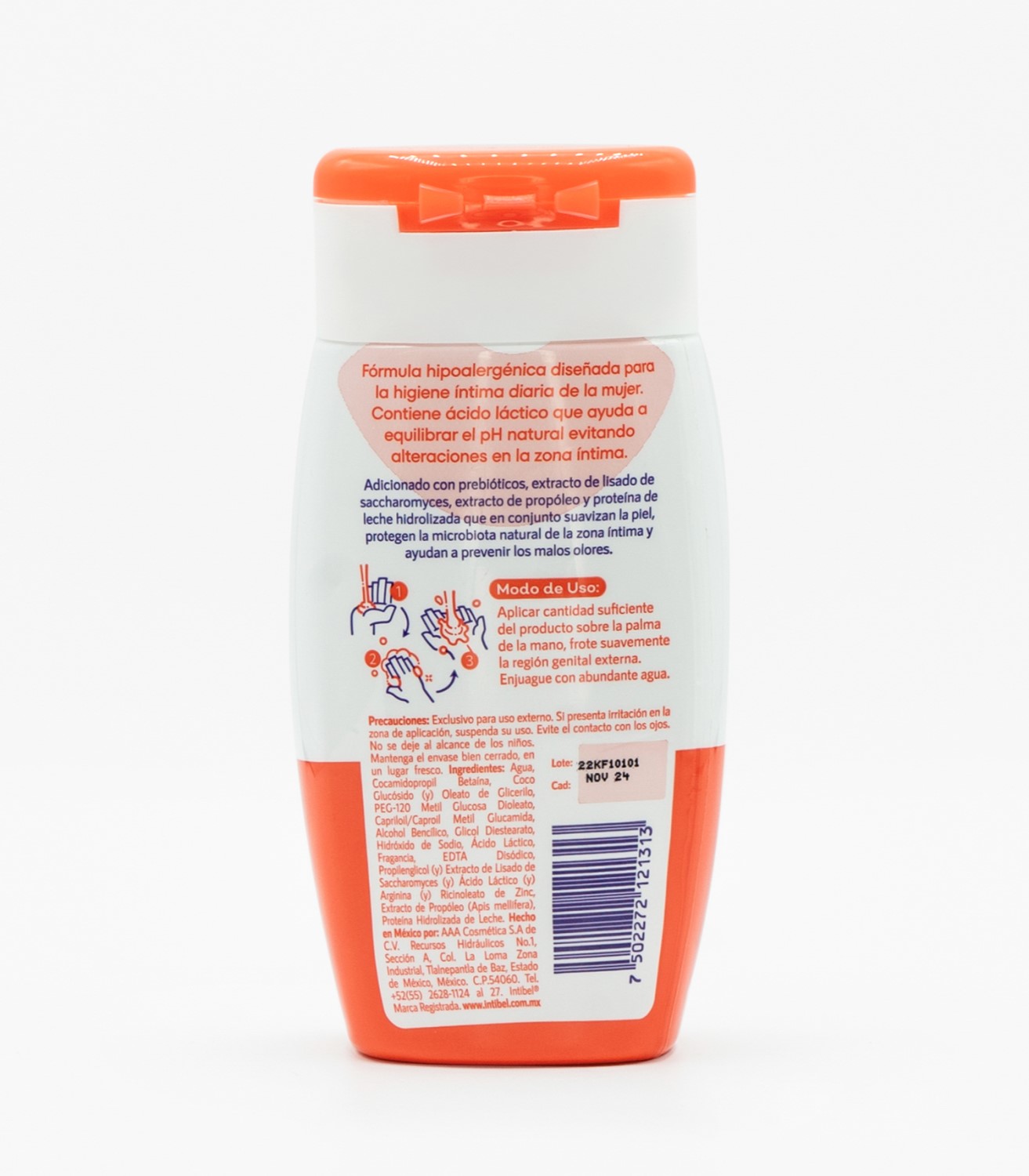 Intibel Shampoo de Higiene Intima con ingredientes naturales Uso diario 220 ml