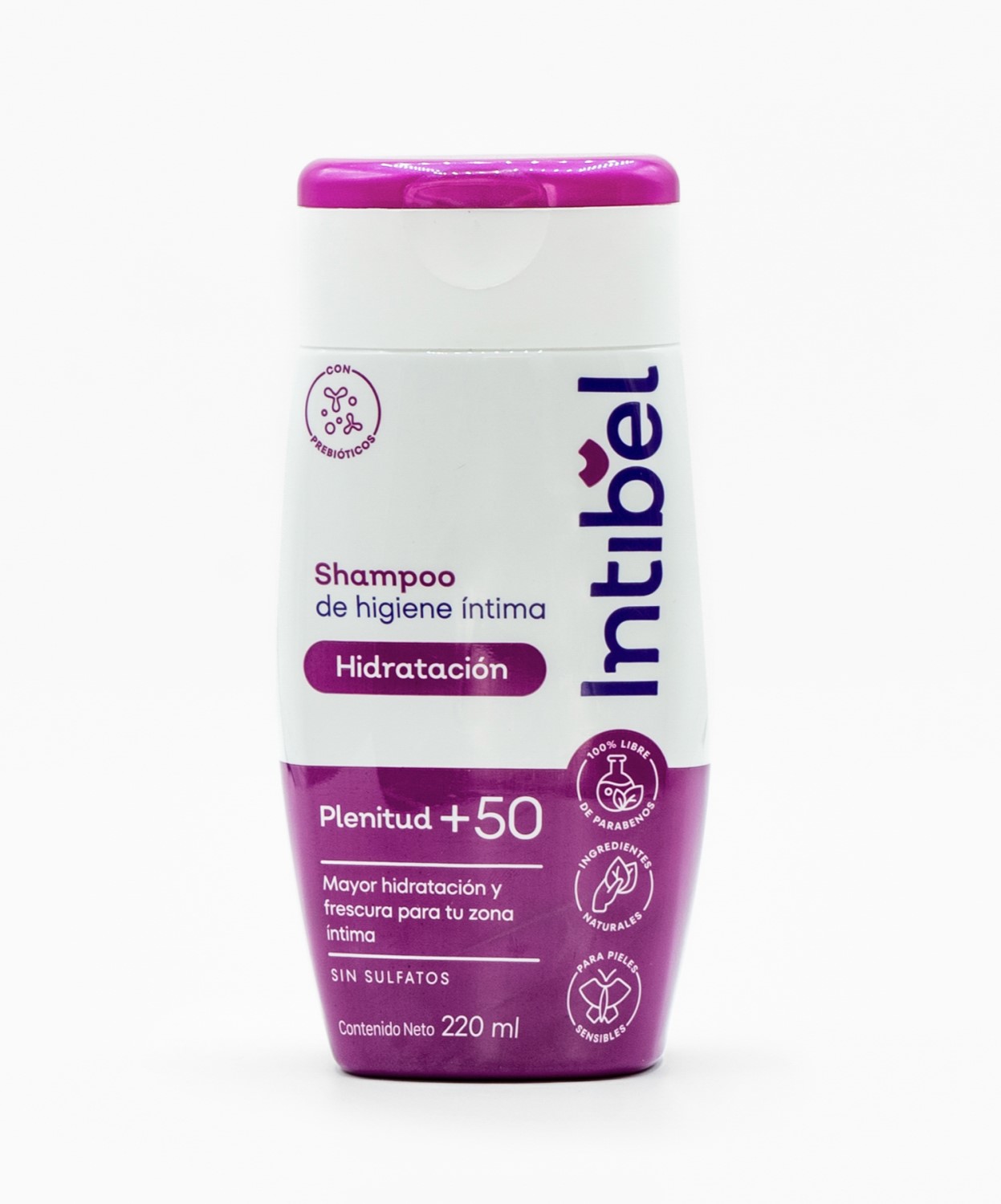 Intibel Shampoo de Higiene Intima 50+ Plenitud Uso diario 220 ml