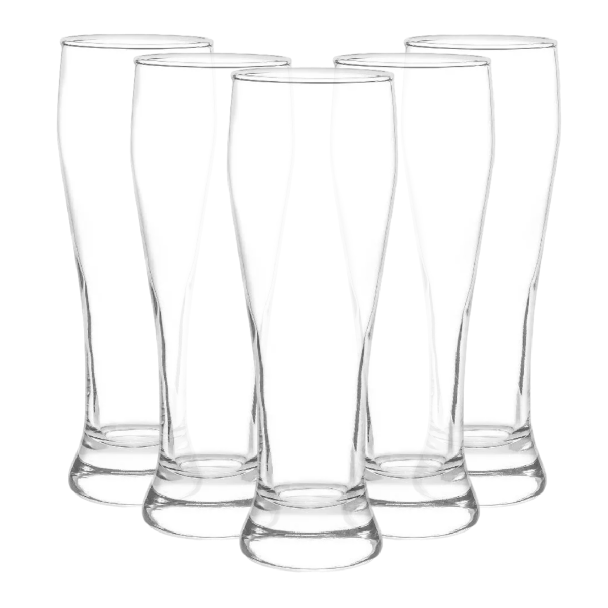 Berlin 6 Vasos Cerveceros De Vidrio Cerveza Pilsner 566 Ml