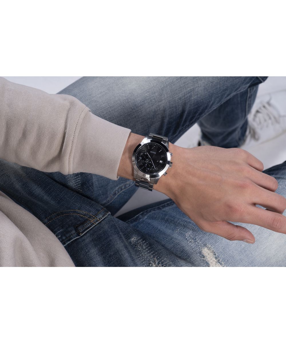 Reloj Guess ATLAS para Caballero Plata