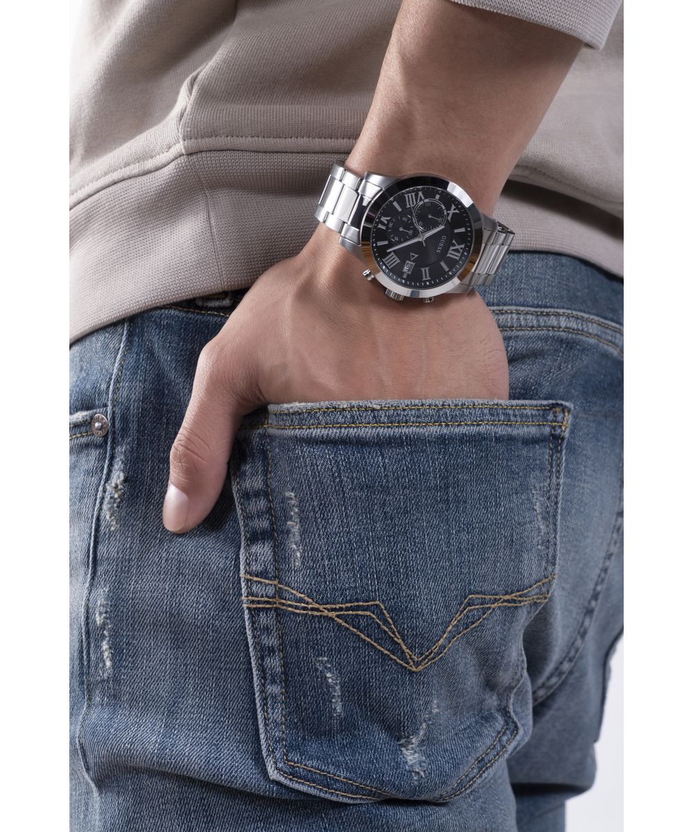 Reloj Guess ATLAS para Caballero Plata