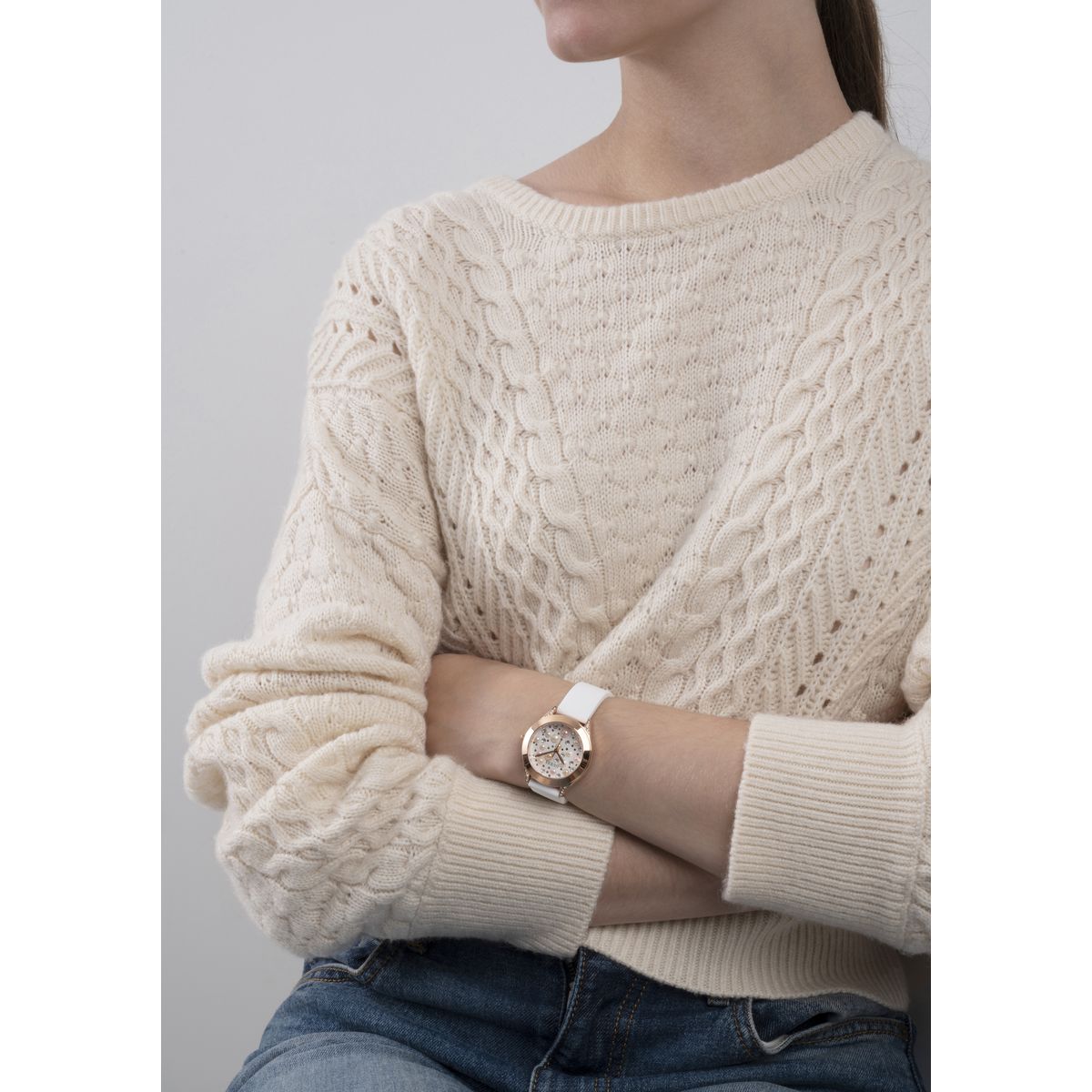 Reloj Guess PEARL para Dama GW0381L3 Blanco