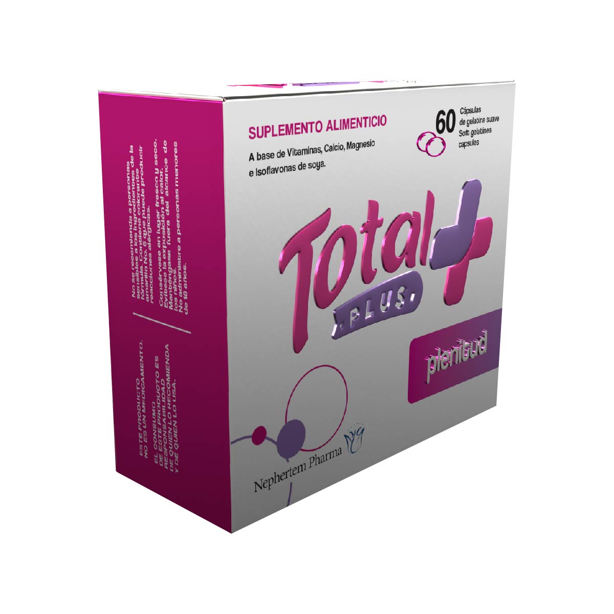 Total Plus Plenitud Formula Para la salud durante la Menopausia 60 Capsulas
