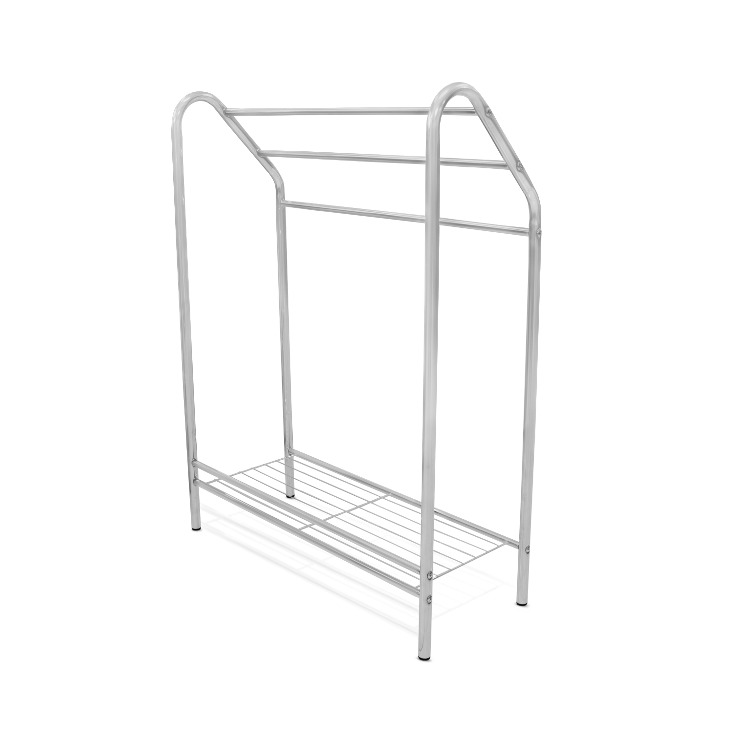 Toallero para baño de Acero Inoxidable, 3 Niveles de Almacenamiento y 1 Estante para Accesorios de baño. Mueble para baño contemporáneo