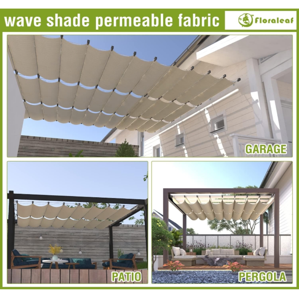 Toldo retractil exterior jardín terraza pérgola 