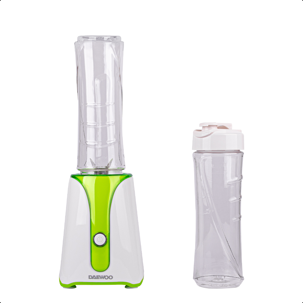 Daewoo Licuadora personal DBL-824, con 2 botes de 600 ml., con potencia de 320W