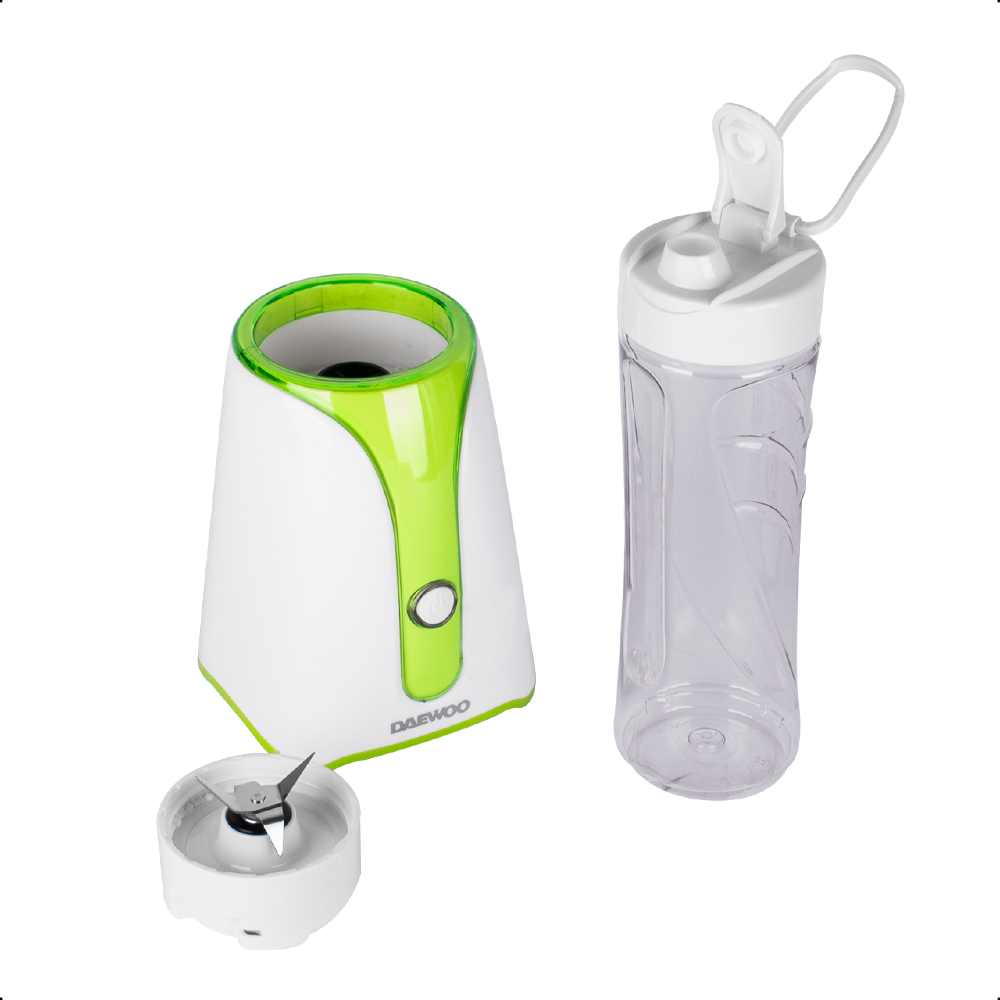 Daewoo Licuadora personal DBL-824, con 2 botes de 600 ml., con potencia de 320W