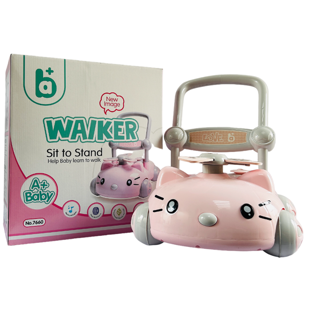 Caminadora para Bebé de Gato BM Toys 7660 Rosa