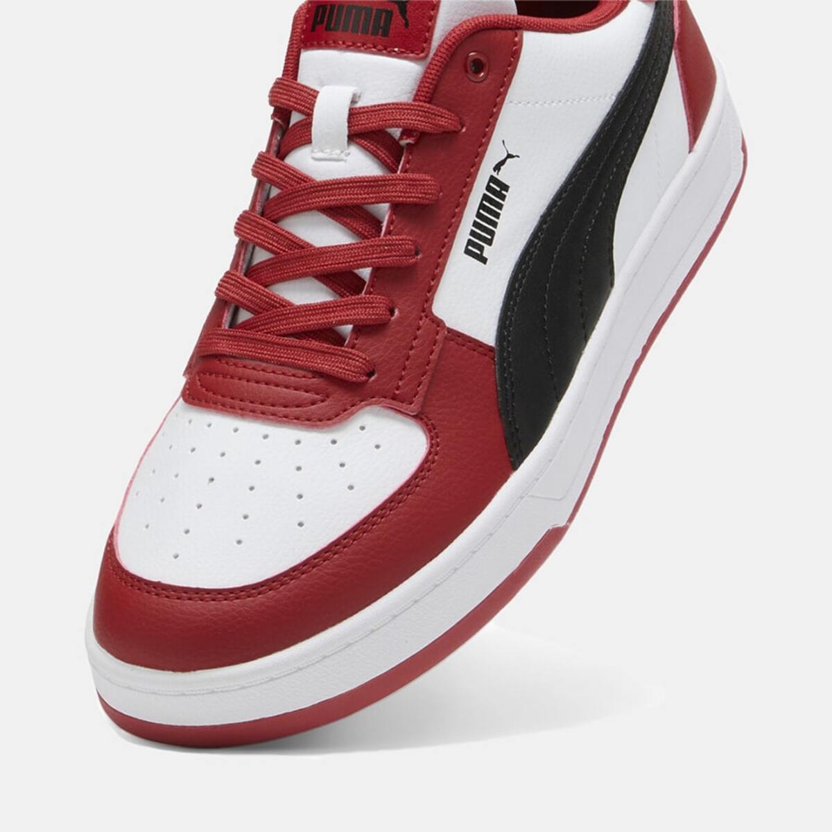 Tenis Puma Caven Blanco Negro Rojo de Caballero Original.