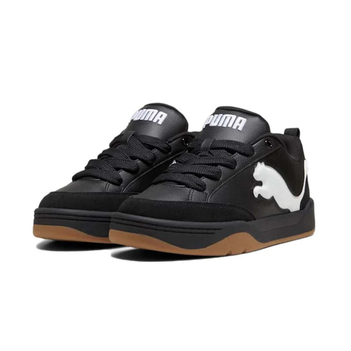Tenis Puma Park Lifestyle Negro Blanco de Caballero Original