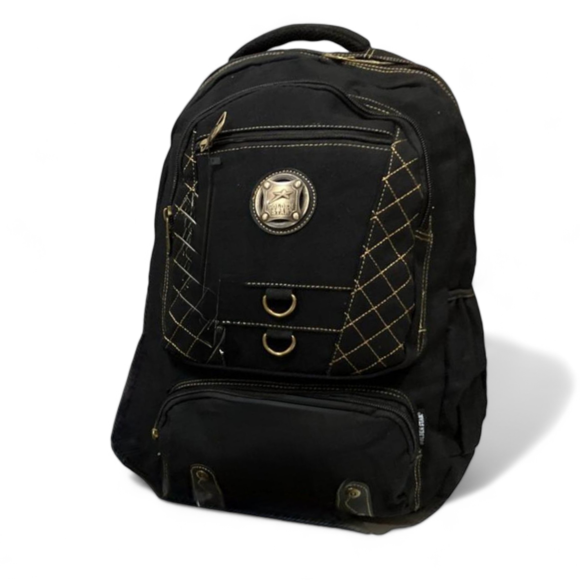 Mochila de Lona gruesa Vintage Golden Star