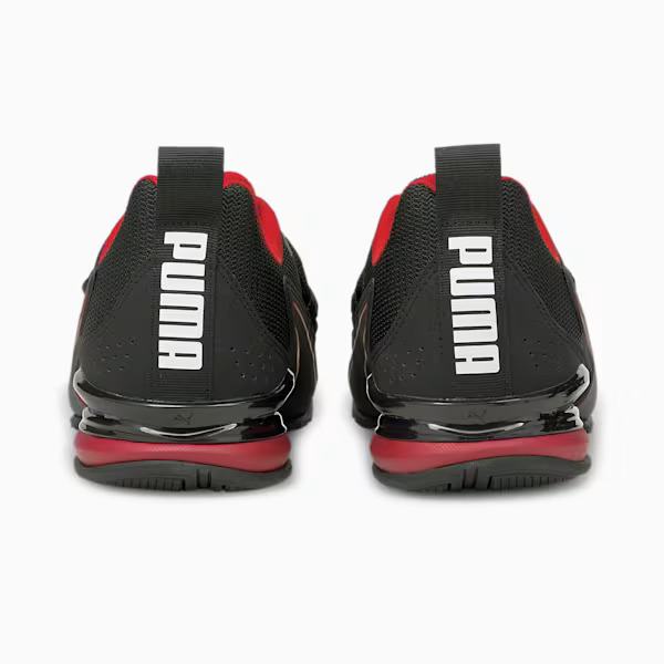 Tenis Puma Axelion Nxt Negro Rojo de Caballero Original
