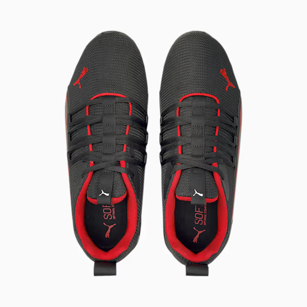 Tenis Puma Axelion Nxt Negro Rojo de Caballero Original