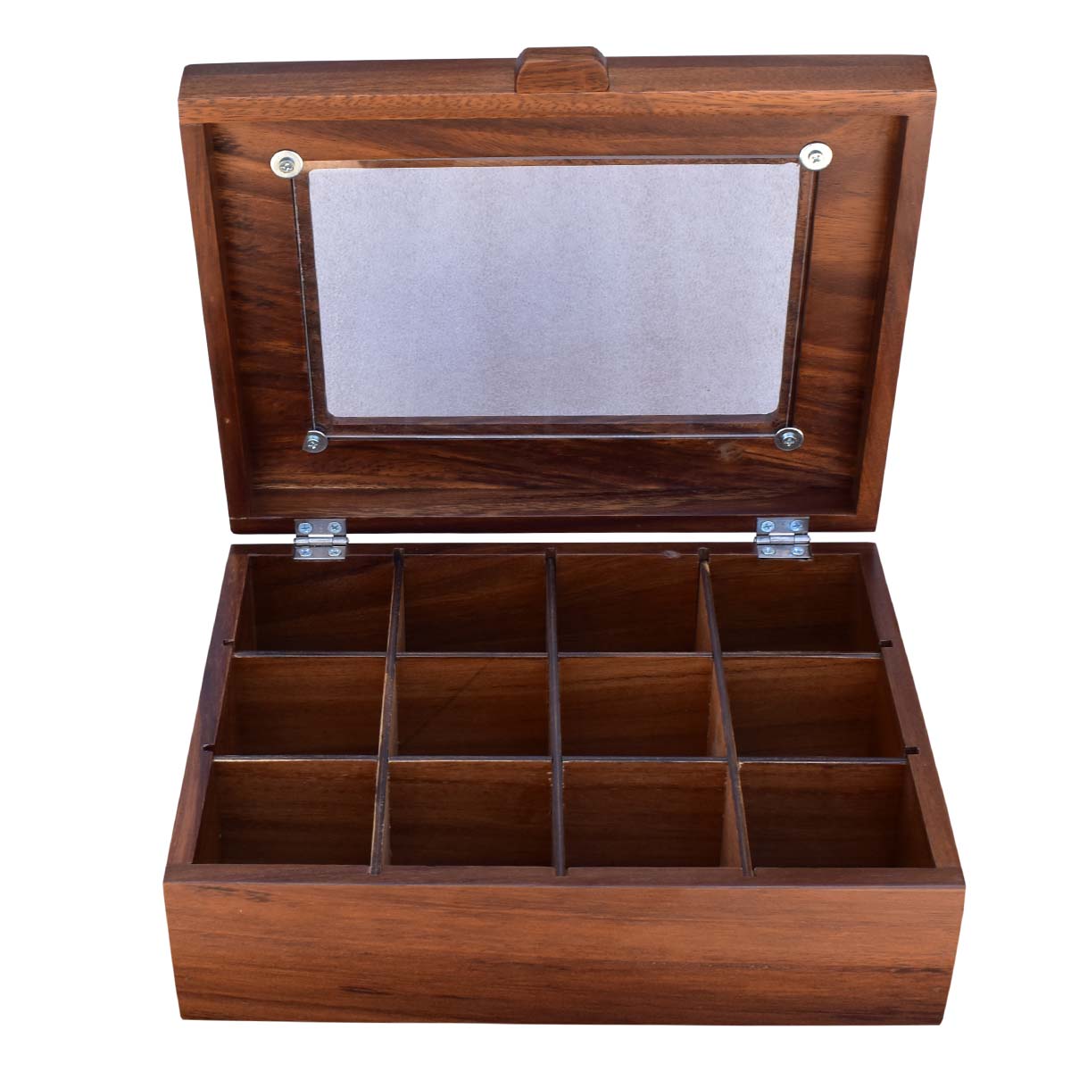 Organizador de Te Parota-Caja de Madera de Parota.
