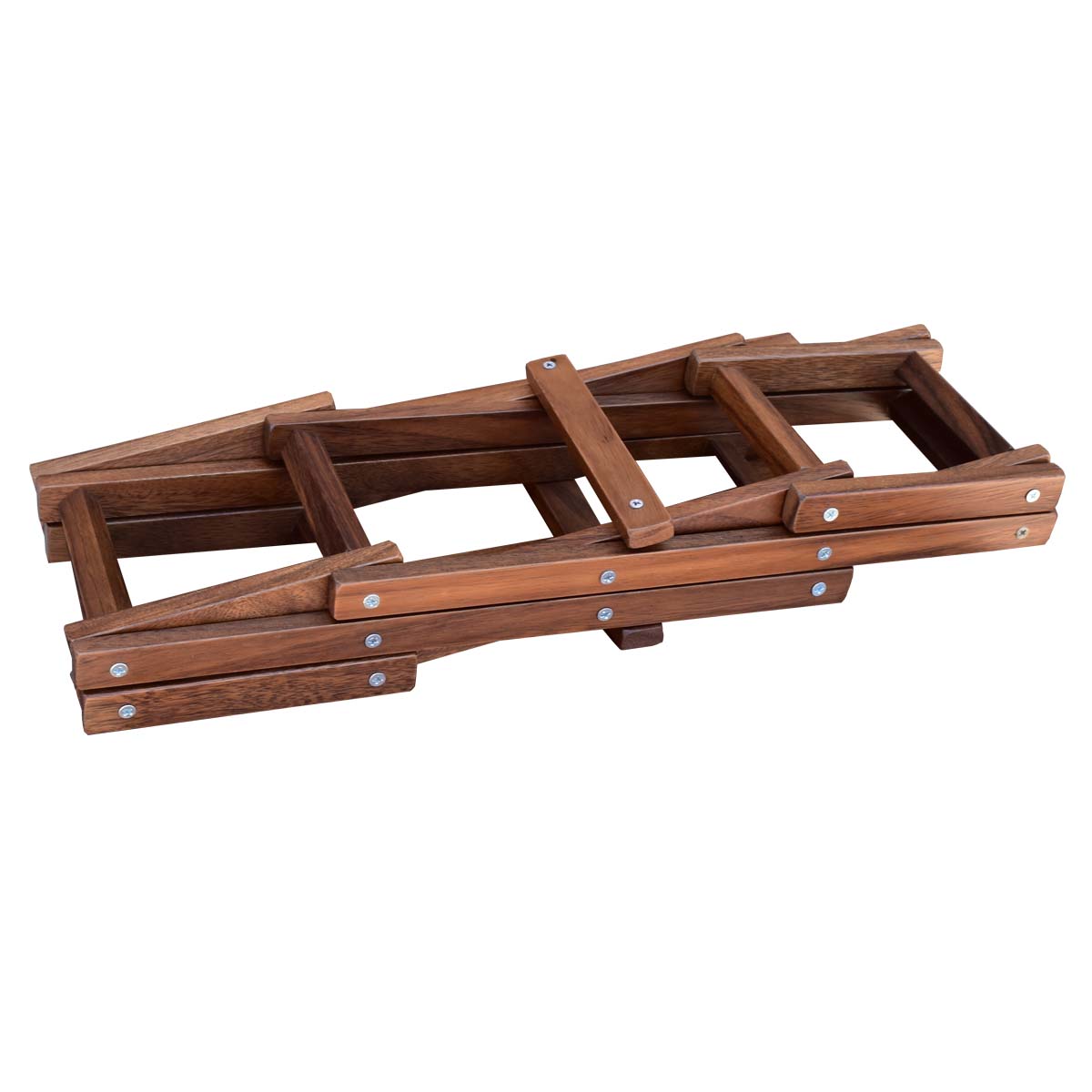 Cava de Madera de Parota Plegable Porta Botellas para vinos Capacidad 6 Botellas.