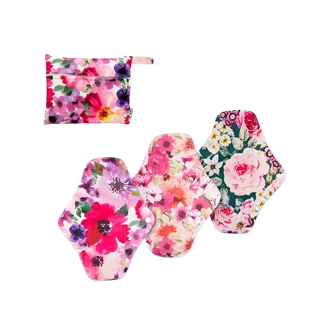 Toallas Sanitarias Femeninas Ecologicas Reutilizables 3 pzas