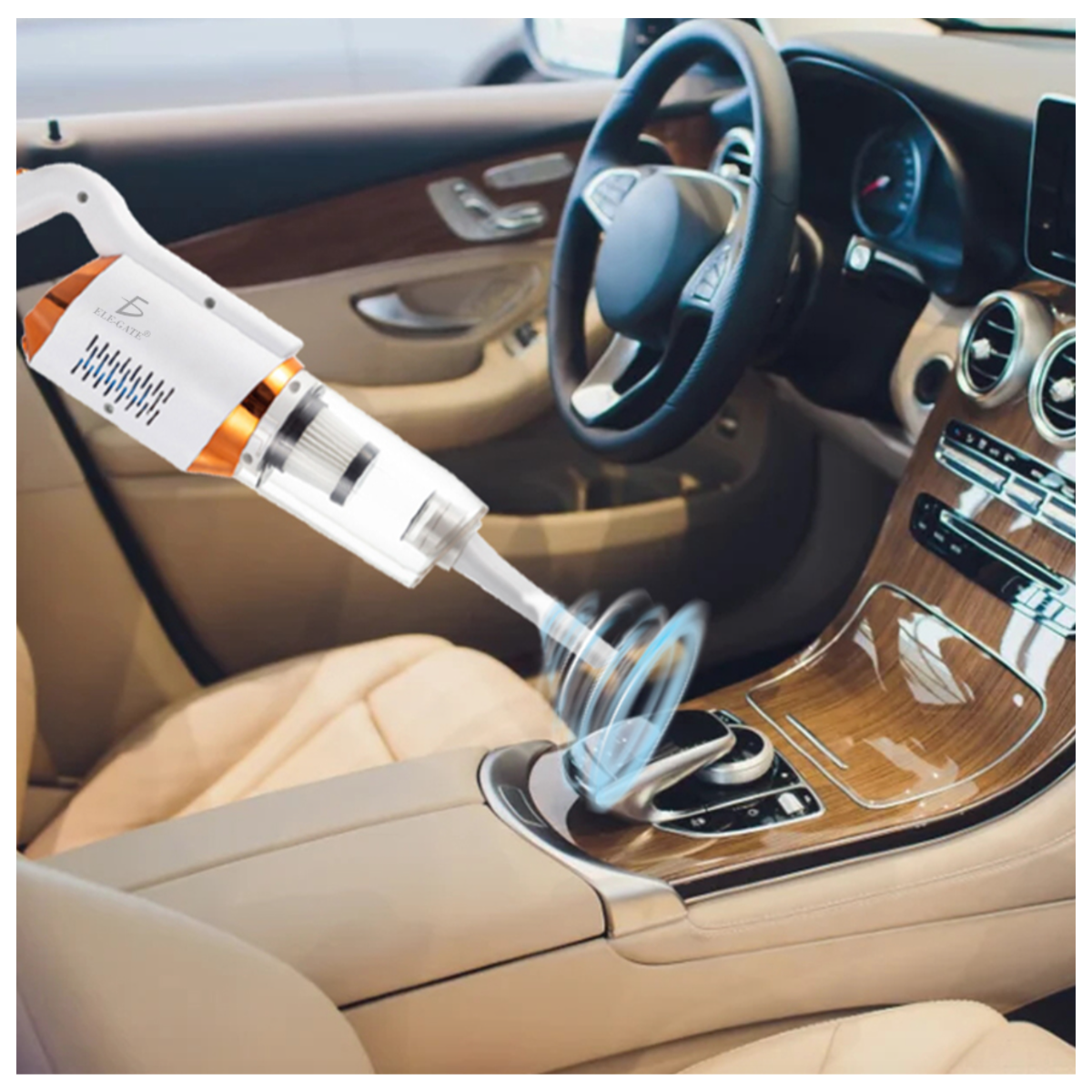 Aspiradora Inalámbrica Vertical Multifuncional Para Hogar, Auto, Pelo De Mascota Color Blanco.