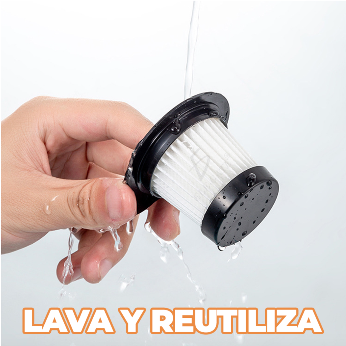 Aspiradora Inalámbrica Vertical Multifuncional Para Hogar, Auto, Pelo De Mascota Color Blanco.