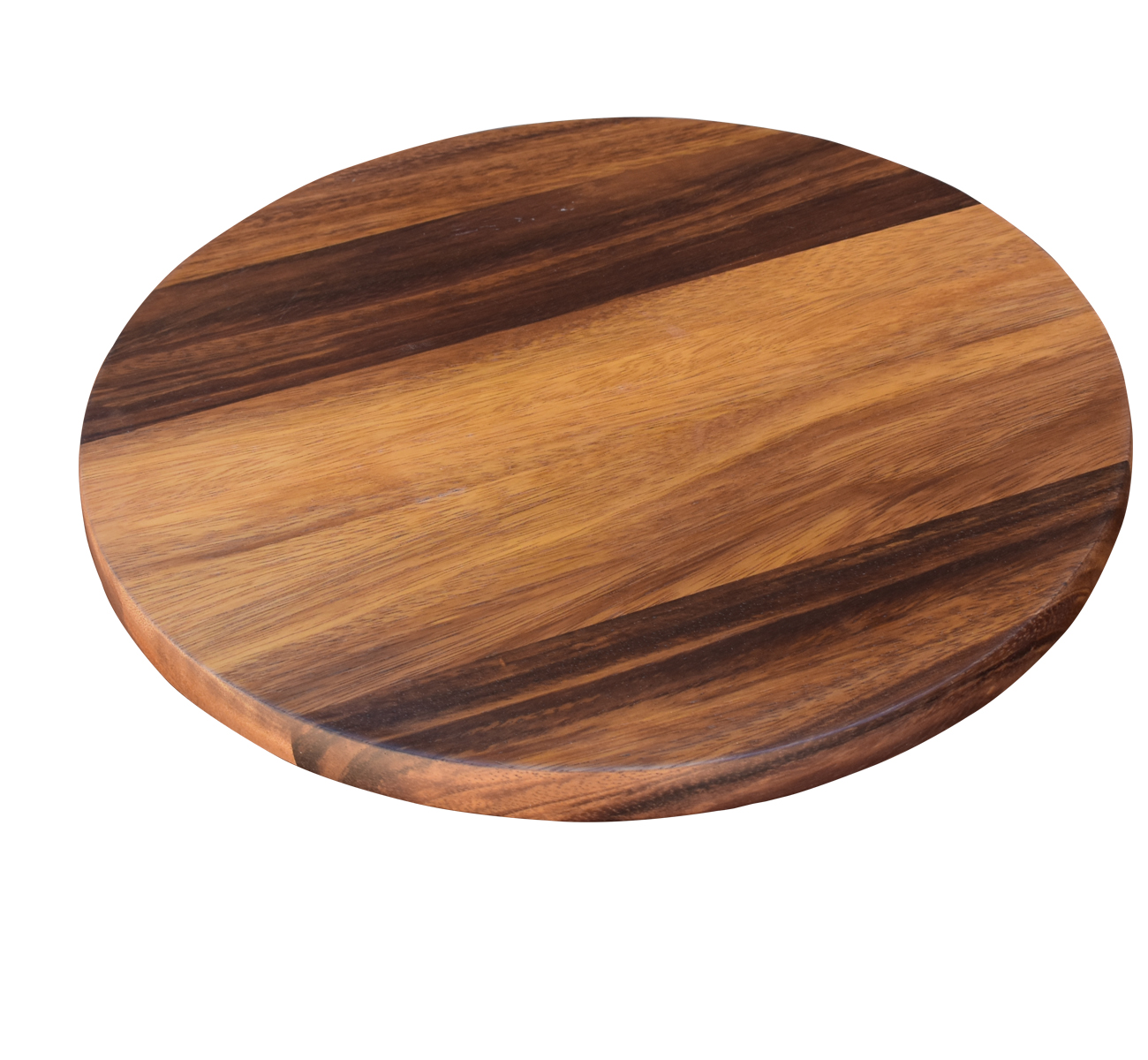 Charola giratoria de Madera Parota Redonda Hogare 48 cm centro de mesa giratoria