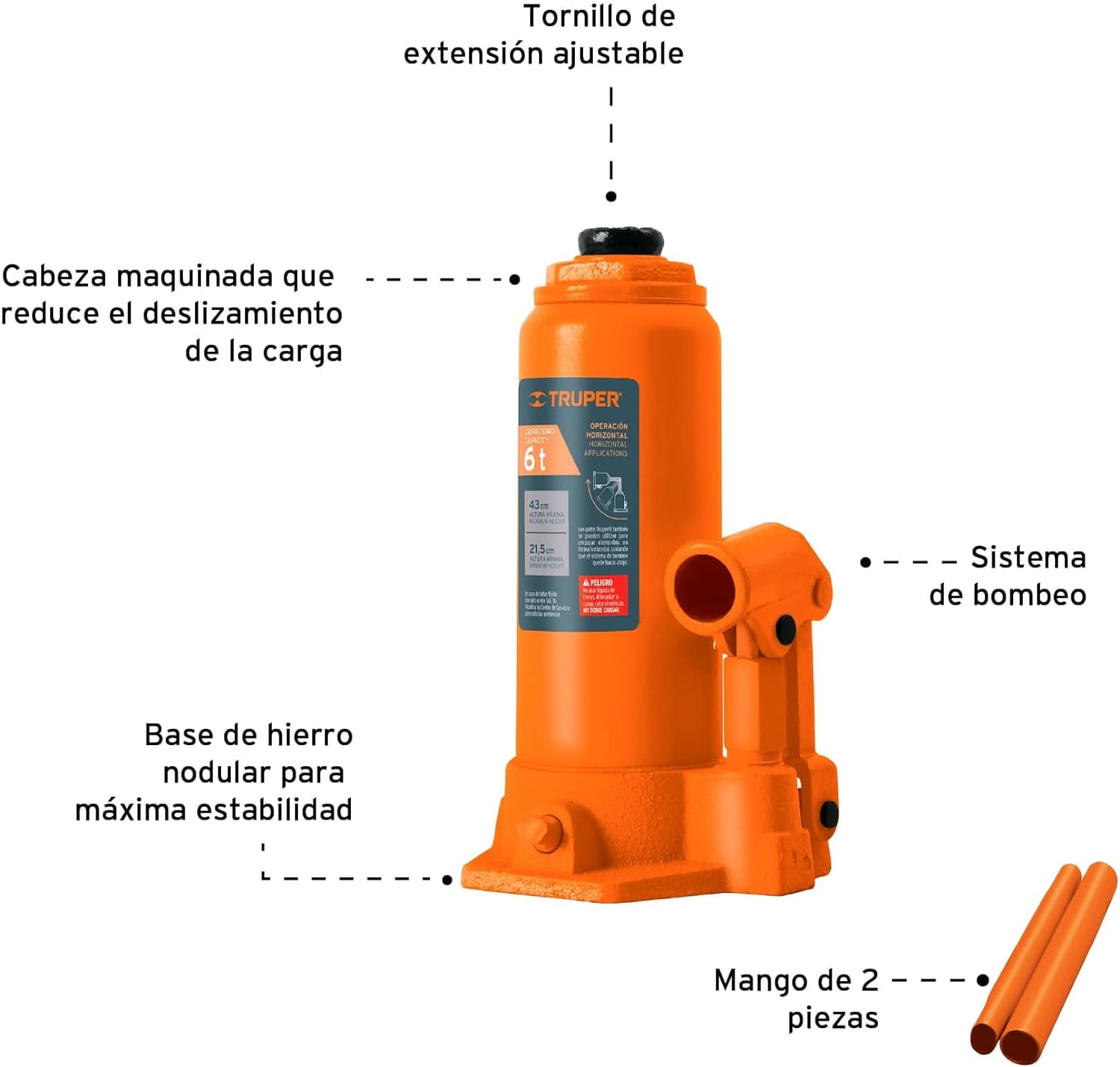 Gato de Botella 6 Toneladas GAT-6