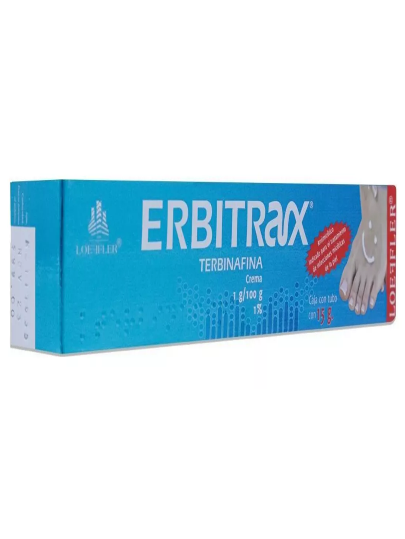 Erbitrax Terbinafina, Tubo Con 15 Gr, Loefler