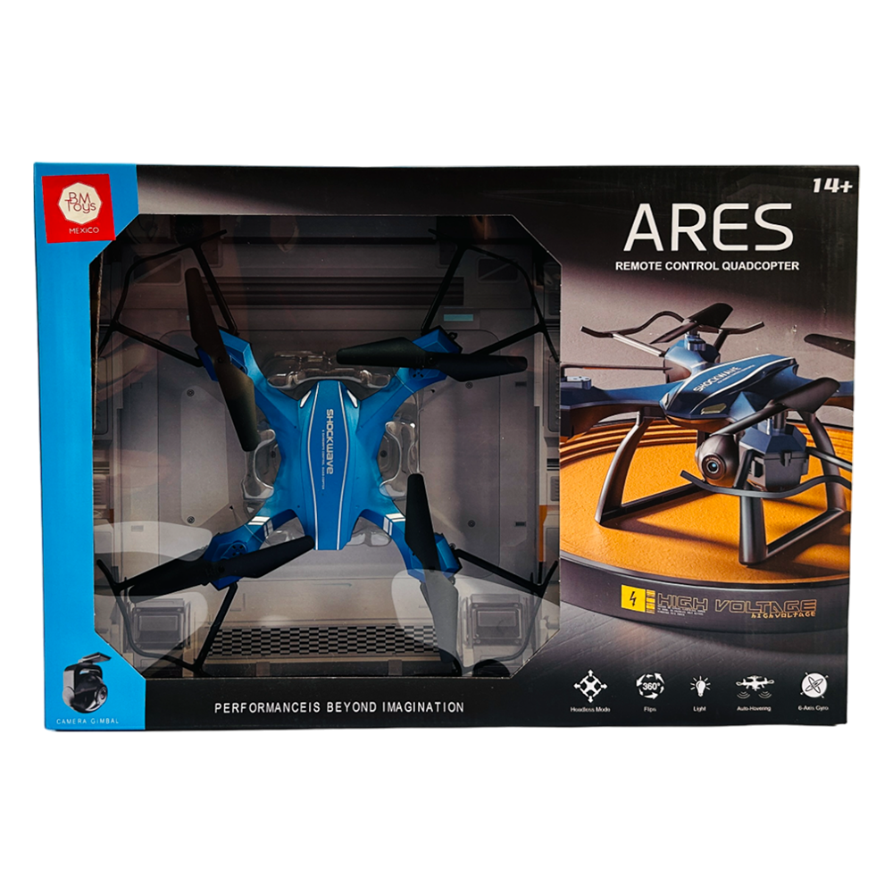 Drone Ares con Camara Wifi BM Toys JS 803 Azul