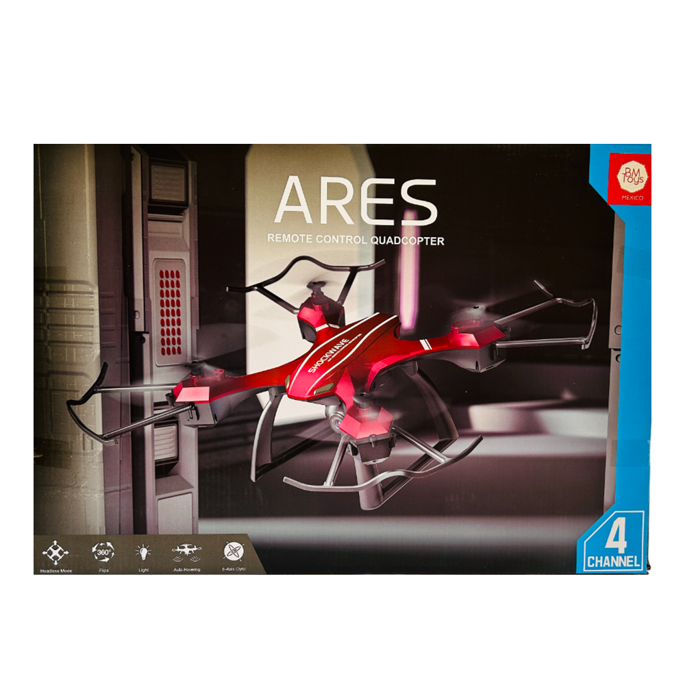 Drone Ares con Camara Wifi BM Toys JS 803 Rojo