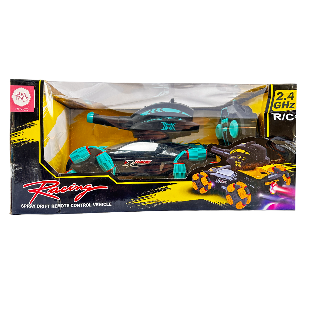 Tanque de Batalla Racing Stunt 4W Lanzador Hidrogel QF665-2